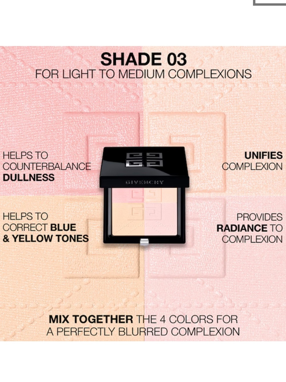 Givenchy Libre Pressed Powder-Shade 3 Viole Rose